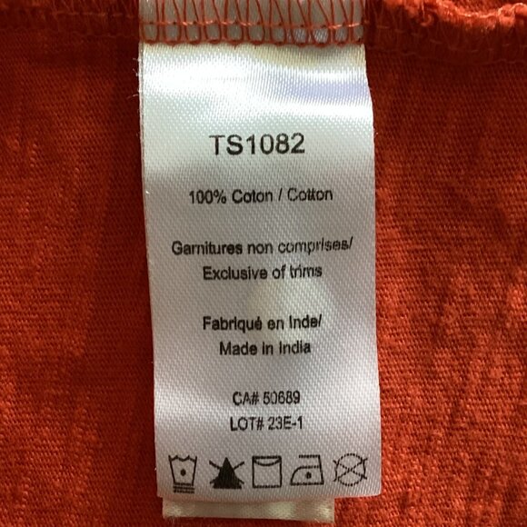 Vamos Men's Graphic Orange T-Shirt California 83 Surfing - Picture 7 of 7